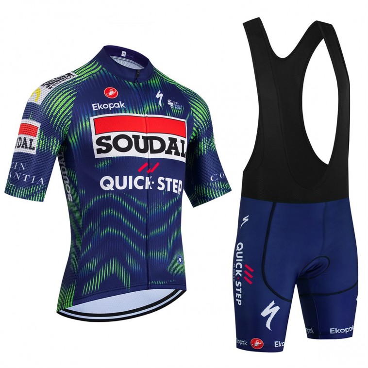 Ensemble cuissard vélo et maillot cyclisme équipe pro SOUDAL QUICK-STEP 2026 Aero Mesh
