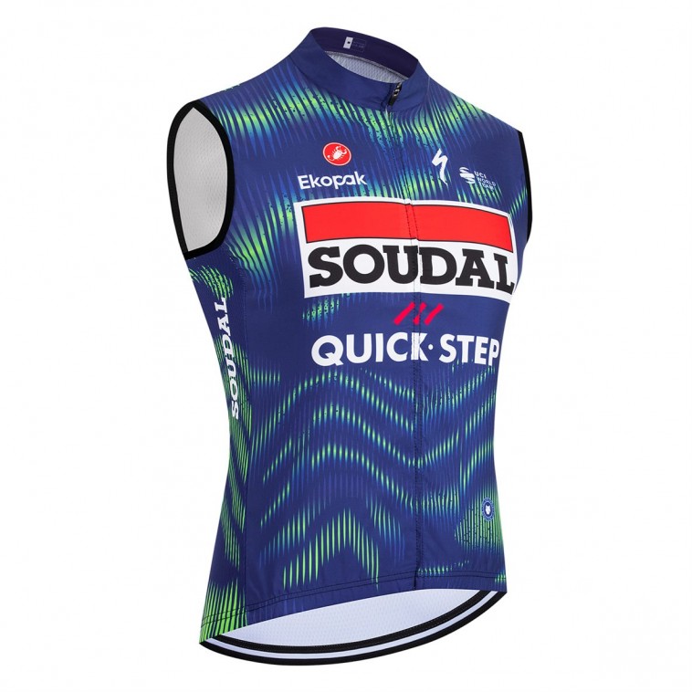 Gilet vélo coupe-vent sans manche SOUDAL QUICK-STEP 2026