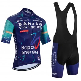 Ensemble cuissard vélo et maillot cyclisme équipe pro BAHRAIN VICTORIOUS 2026 Aero Mesh