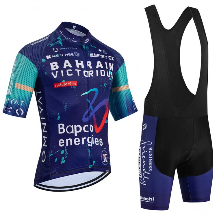 Ensemble cuissard vélo et maillot cyclisme équipe pro BAHRAIN VICTORIOUS 2026 Aero Mesh