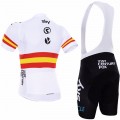 Ensemble cuissard vélo et maillot cyclisme équipe pro SKY 2017