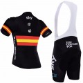 Ensemble cuissard vélo et maillot cyclisme équipe pro SKY 2017