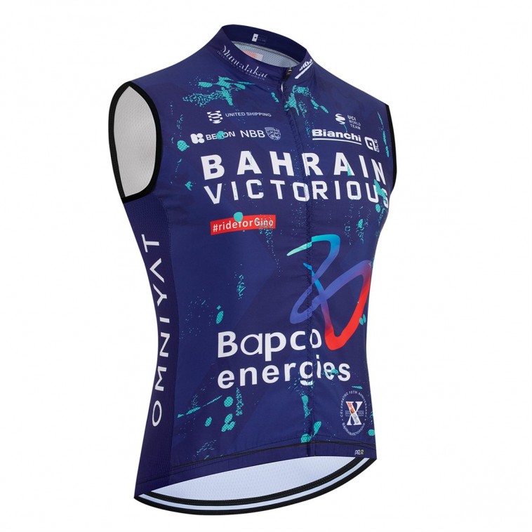 Gilet vélo coupe-vent sans manche BAHRAIN VICTORIOUS 2026