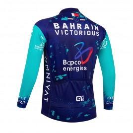 Maillot vélo hiver équipe pro BAHRAIN VICTORIOUS 2026