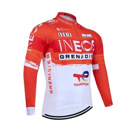 Maillot vélo hiver équipe pro INEOS Grenadiers 2026