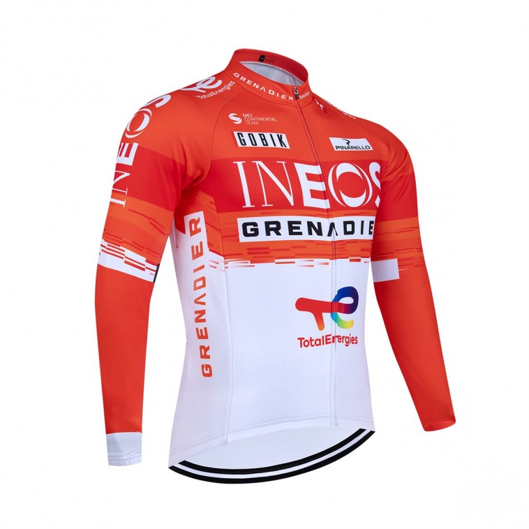 Maillot vélo hiver équipe pro INEOS Grenadiers 2026