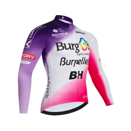 Maillot vélo hiver équipe pro BURGOS Burpellet BH 2026