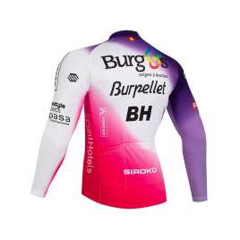 Maillot vélo hiver équipe pro BURGOS Burpellet BH 2026