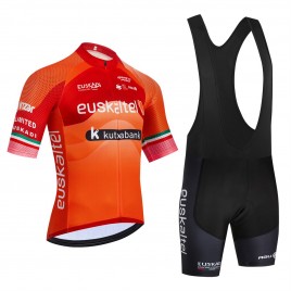 Ensemble cuissard vélo et maillot cyclisme équipe pro EUSKALTEL Euskadi 2026 Aero Mesh