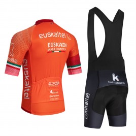 Ensemble cuissard vélo et maillot cyclisme équipe pro EUSKALTEL Euskadi 2026 Aero Mesh