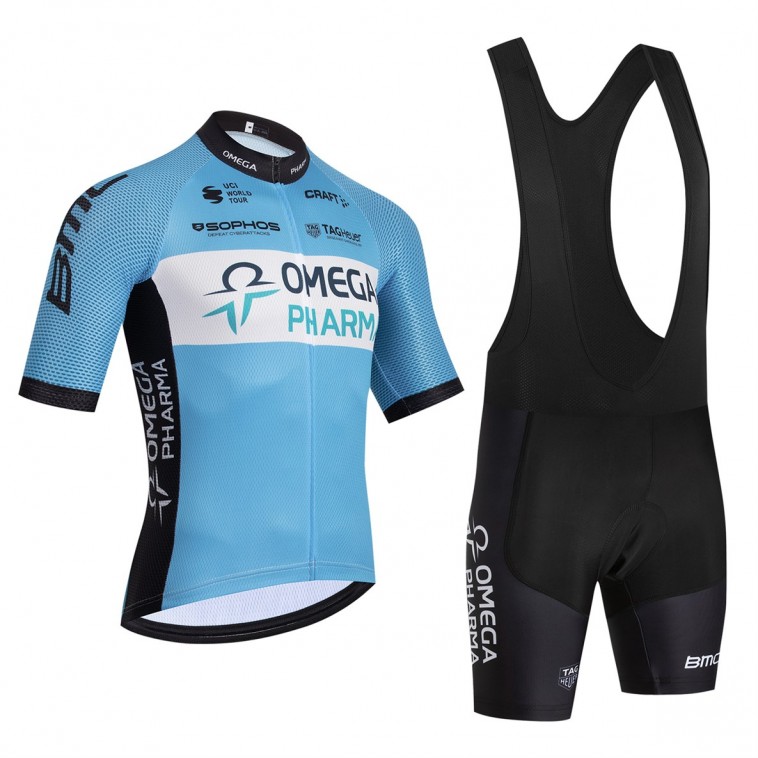 Ensemble cuissard vélo et maillot cyclisme équipe pro OMEGA PHARMA 2026 Aero Mesh