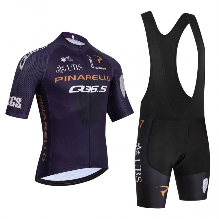 Ensemble cuissard vélo et maillot cyclisme équipe pro Q36.5 2026 Aero Mesh