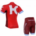 Ensemble cuissard vélo et maillot cyclisme équipe pro Katusha