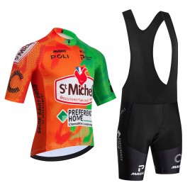 Ensemble cuissard vélo et maillot cyclisme équipe pro ST MICHEL 2026 Aero Mesh
