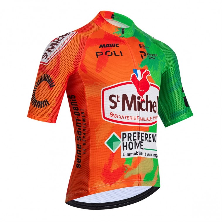 Maillot vélo équipe pro ST MICHEL 2026 Aero Mesh
