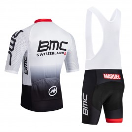 Ensemble cuissard vélo et maillot cyclisme équipe pro BMC Suisse 2026 Aero Mesh