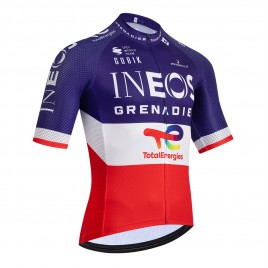 Maillot vélo équipe pro INEOS Champion de France 2026 Aero Mesh
