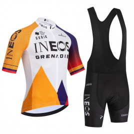 Ensemble cuissard vélo et maillot cyclisme équipe pro INEOS Champion de Colombie 2026 Aero Mesh