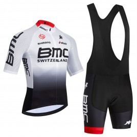 Ensemble cuissard vélo et maillot cyclisme équipe pro BMC Suisse 2026 Aero Mesh