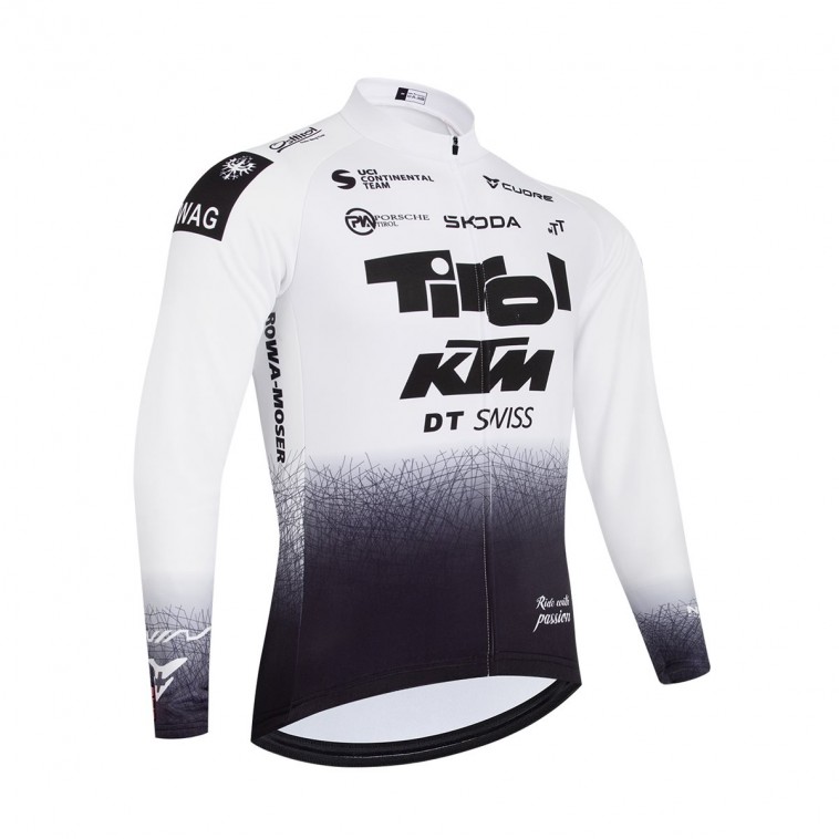 Maillot vélo hiver équipe pro TIROL KTM 2026