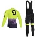 Ensemble cuissard vélo et maillot cyclisme hiver équipe pro SCOTT 2026