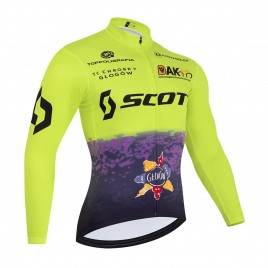 Maillot vélo hiver équipe pro SCOTT 2026
