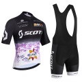 Ensemble cuissard vélo et maillot cyclisme équipe pro SCOTT 2026 Aero Mesh violet