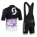Ensemble cuissard vélo et maillot cyclisme équipe pro SCOTT 2026 Aero Mesh violet