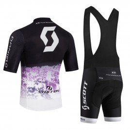Ensemble cuissard vélo et maillot cyclisme équipe pro SCOTT 2026 Aero Mesh violet