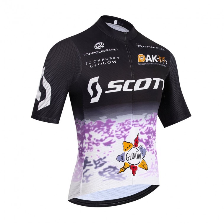 Maillot vélo équipe pro SCOTT 2026 Aero Mesh violet