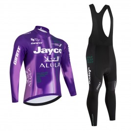 Ensemble cuissard vélo et maillot cyclisme hiver équipe pro JAYCO Alula 2026