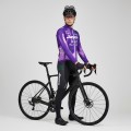 Maillot vélo hiver équipe pro JAYCO Alula 2026 violet