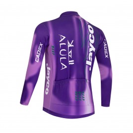 Maillot vélo hiver équipe pro JAYCO Alula 2026 violet