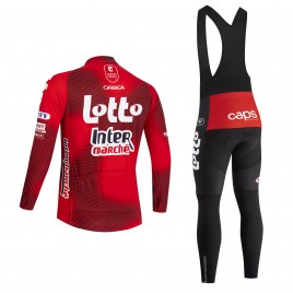 Ensemble cuissard vélo et maillot cyclisme hiver équipe pro LOTTO Intermarché 2026