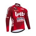 Maillot vélo hiver équipe pro LOTTO Intermarché 2026 violet
