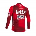 Maillot vélo hiver équipe pro LOTTO Intermarché 2026 violet