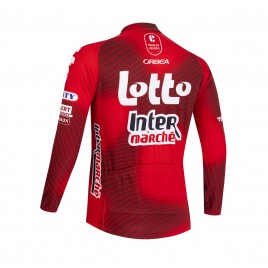 Maillot vélo hiver équipe pro LOTTO Intermarché 2026 violet