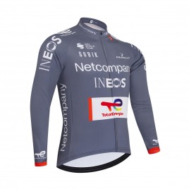 Maillot vélo hiver équipe pro NETCOMPANY INEOS 2026