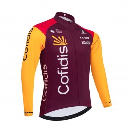 Maillot vélo hiver équipe pro COFIDIS 2026