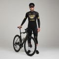 Ensemble cuissard vélo et maillot cyclisme hiver équipe pro UAE Team Emirates – XRG 2026 Gold édition