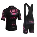 Ensemble cuissard vélo et maillot cyclisme équipe pro UAE Team Emirates – XRG 2026 Aero Mesh Pink édition