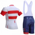 Ensemble cuissard vélo et maillot cyclisme équipe pro IAM Cycling