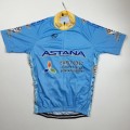 Ensemble cuissard vélo et maillot cyclisme équipe pro Astana