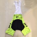 Ensemble cuissard vélo et maillot cyclisme équipe pro SKY fluo