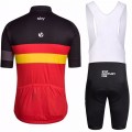 Ensemble cuissard vélo et maillot cyclisme équipe pro SKY drapeau