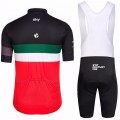 Ensemble cuissard vélo et maillot cyclisme équipe pro SKY drapeau