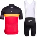 Ensemble cuissard vélo et maillot cyclisme équipe pro SKY drapeau