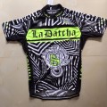 Ensemble cuissard vélo et maillot cyclisme équipe pro Tinkoff Saxo Fluo