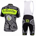 Ensemble cuissard vélo et maillot cyclisme équipe pro Tinkoff Saxo Fluo