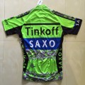 Ensemble cuissard vélo et maillot cyclisme équipe pro Tinkoff Saxo Fluo